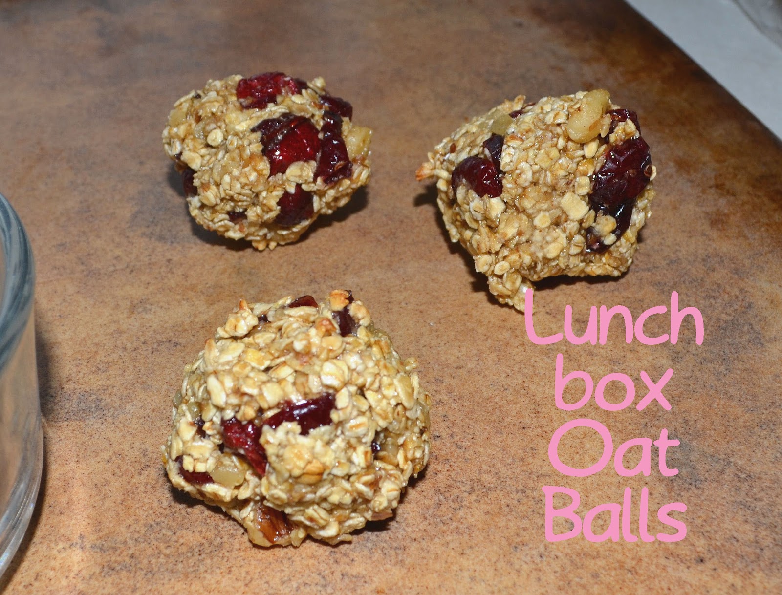 From The Hive healthy lunch box oat balls