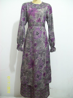 baju muslim gamis FD 2846B Model Baju Muslim Modern Terbaru 2013