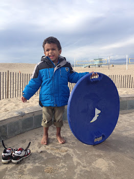 Sledding at the Beach!