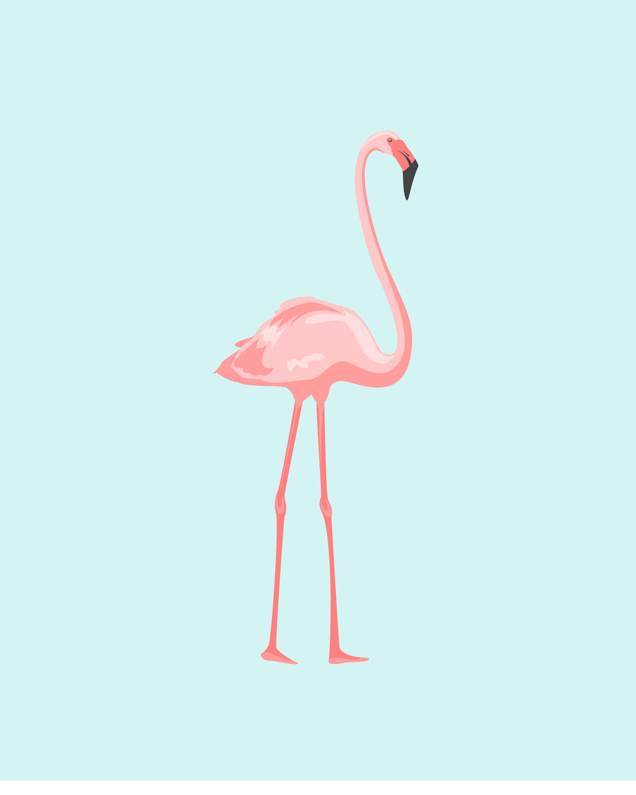 FREE flamingo printables — cute, fun, and cheerful!