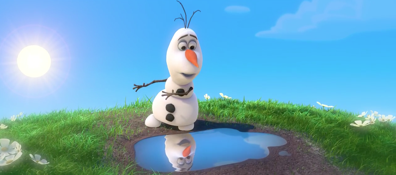 Monde Animation Olaf The Snowman from 'Frozen' in a New Disney