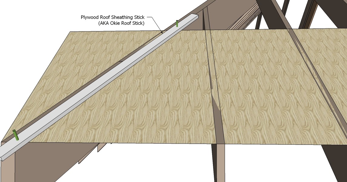 Roof Framing Geometry Plywood Roof Sheathing Stick