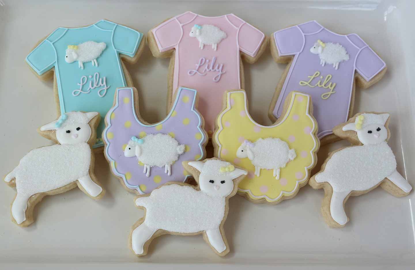 Jaclyn's Cookies Little Lamb Baby Shower