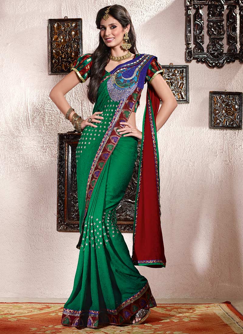 SARA FASHION COLLECTION LATEST Butterfly Pallu SAREE'S FOR SALE