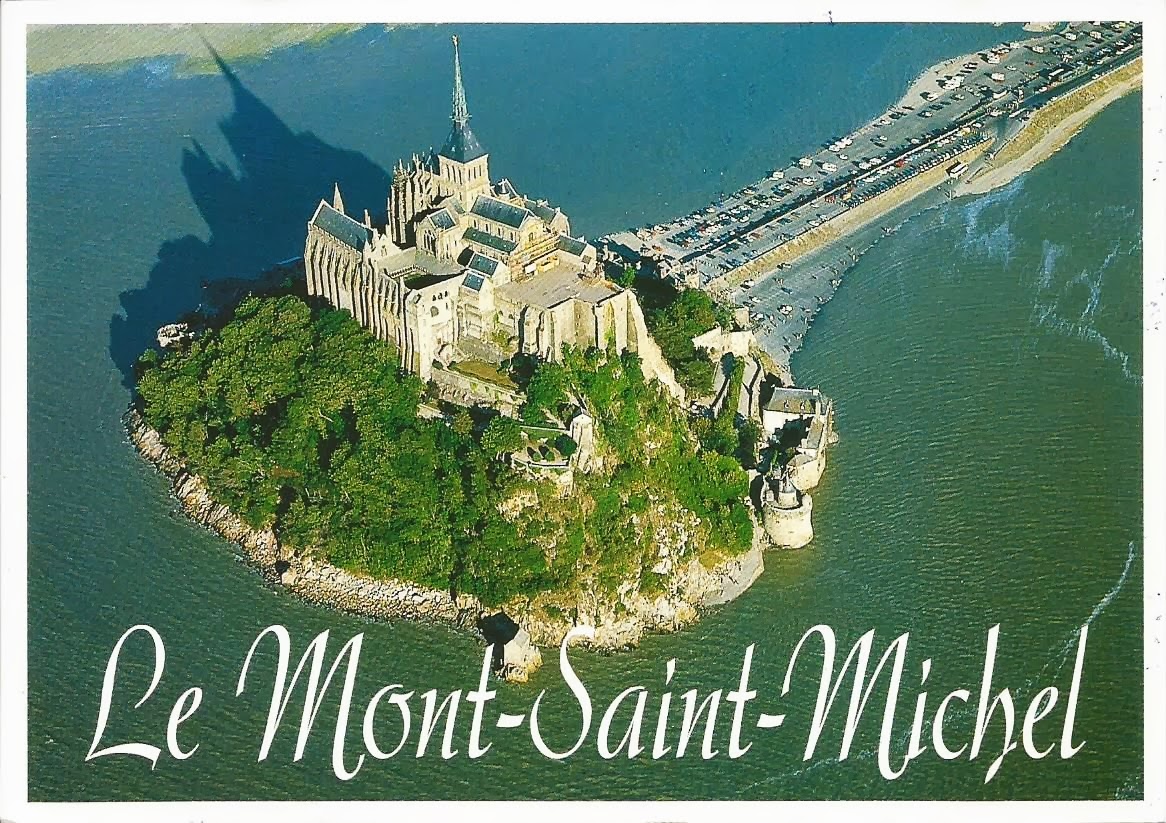 Postcards on My Wall: Mont-Saint-Michel and its Bay, France (UNESCO WH Site)