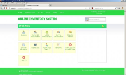 Php Inventory Management System Free