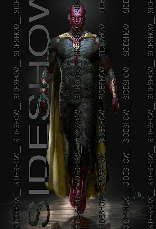 La Visión concept art Hot Toys La Visión concept art Hot Toys
