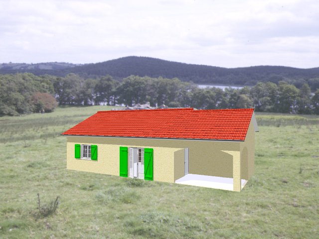 plan maison t4 plain pied - T4 plain pied Maison Muse construction modulaire en bois 