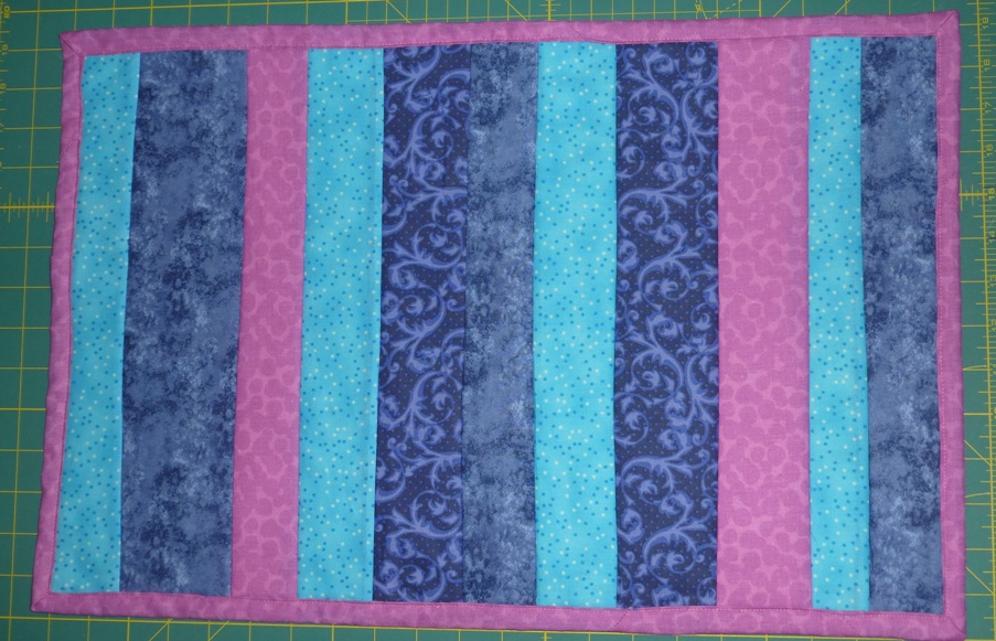 Quilting Buttercup How to make a quiltasyougo striped placemat