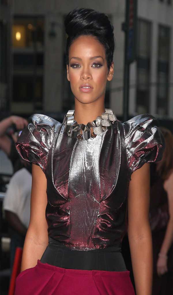 Rihanna Sterling Collar Necklace Celebrities style