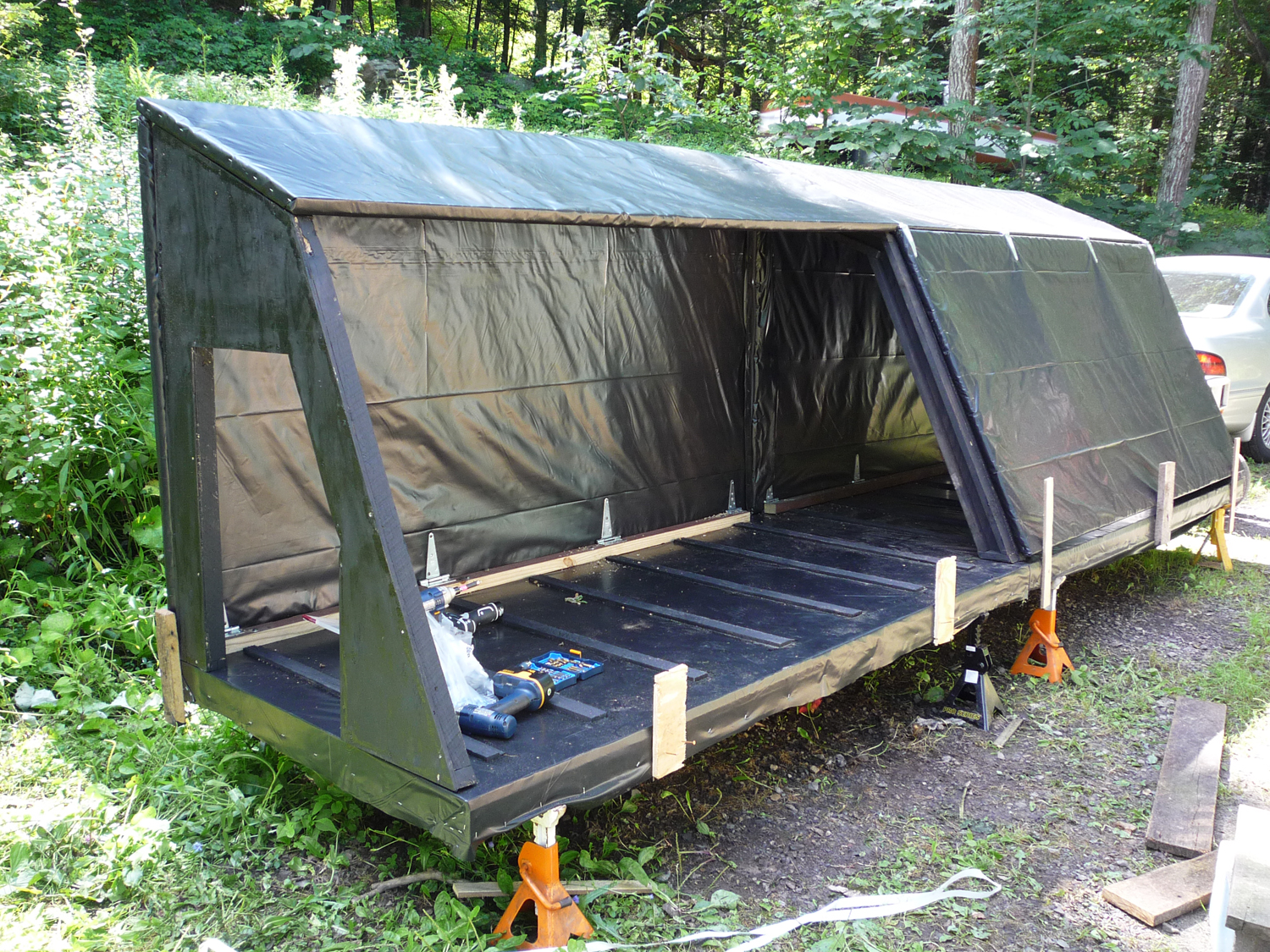 A Holly With Follies The Solar Kiln, Putting it all Together.