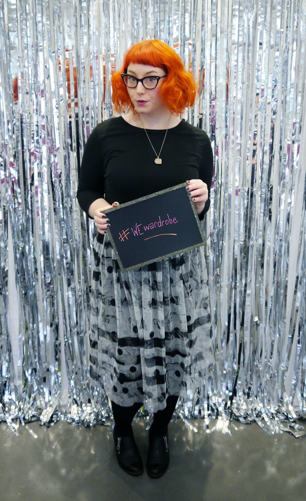 What Helen Wore at Wear Eponymous presents The Wardrobe What Helen Wore, Outfit, Scottish Blogger, Wear Eponymous, The Wardrobe, Pop Up Shop, #WEwardrobe, Reg Head, ginger, photobooth, blogger photobooth
