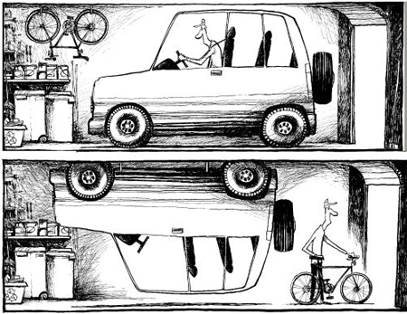 resethings bisiklet ve araba