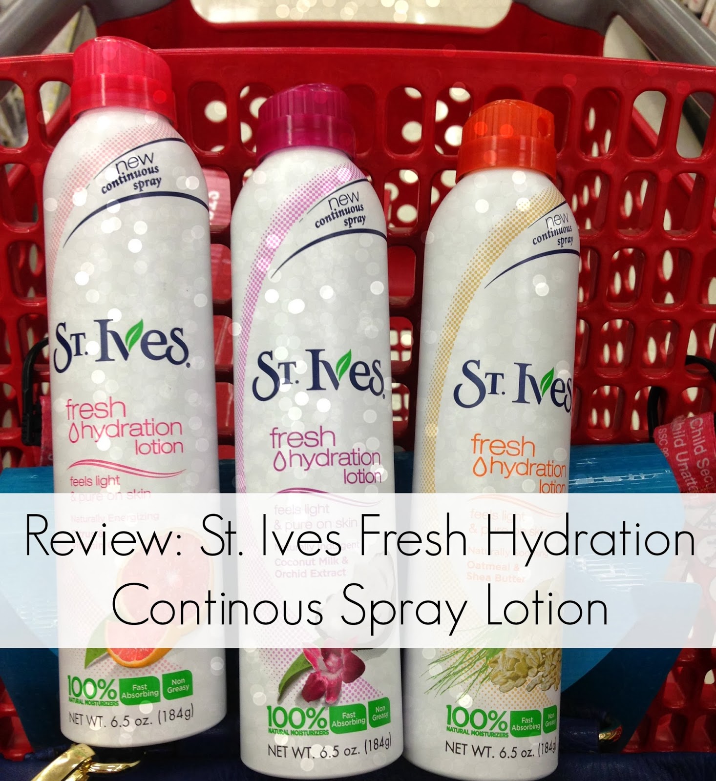 Review St. Ives Fresh Hydration Continuous Spray Lotion Girly Things