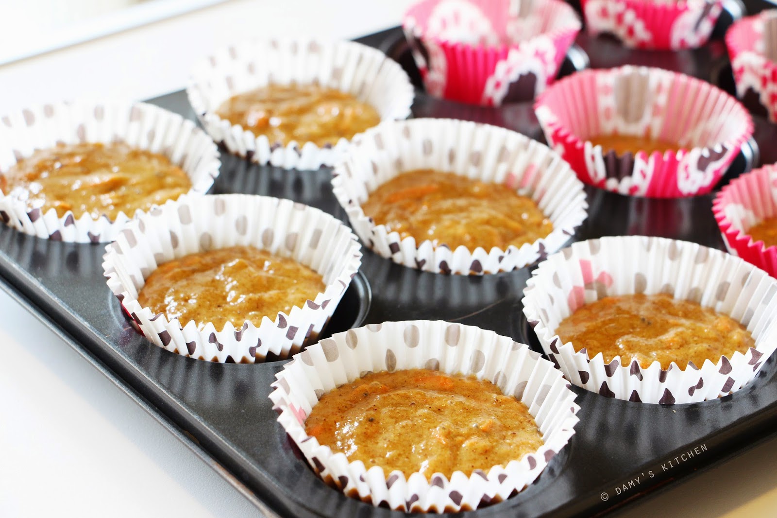 Elmalı Havuçlu Muffin Elmalı Havuçlu Muffin