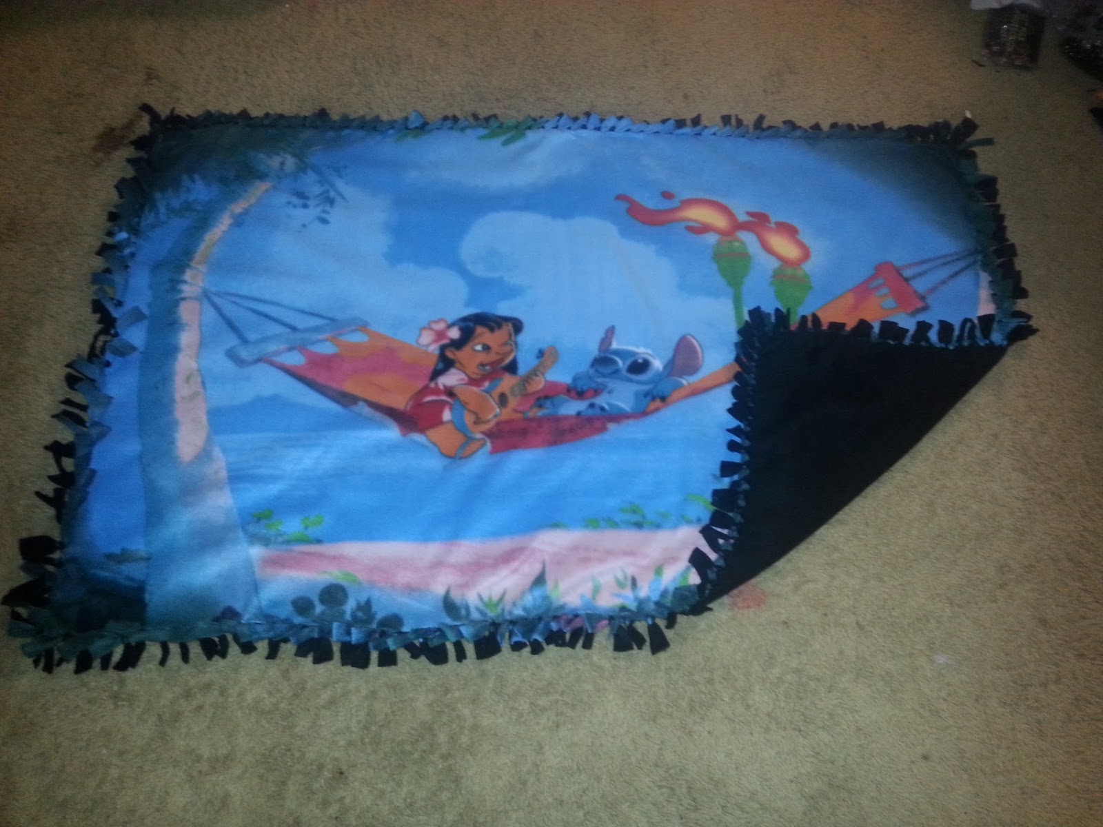 lilo and stitch baby blanket