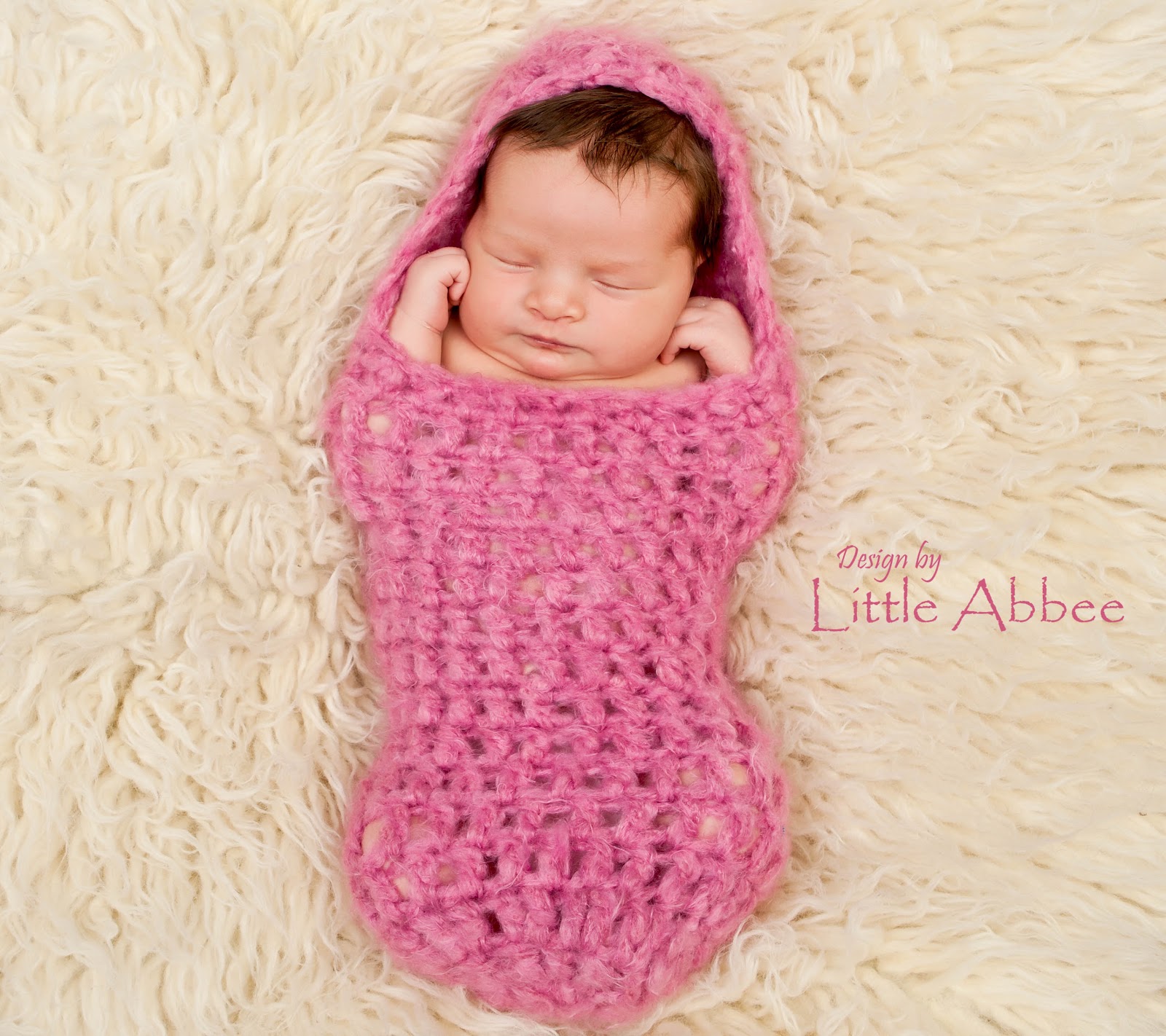 Little Abbee: CROCHET PATTERN: Sweet Dreams Newborn Cocoon