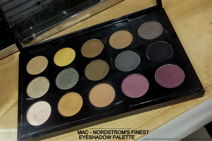 MAC - Nordstrom's Finest Eyeshadow x 15 Palette - Swatches MAC - Nordstrom's Finest Eyeshadow x 15 Palette - Swatches