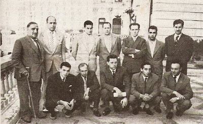 Ajedrecistas participantes en el I Torneo Internacional de Santander 1958