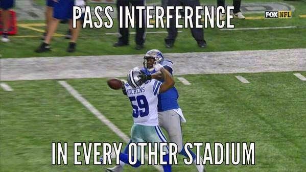 Pass Interference In every other stadium
