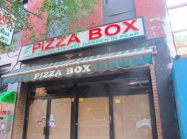 Jeremiah's Vanishing New York Pizza Box