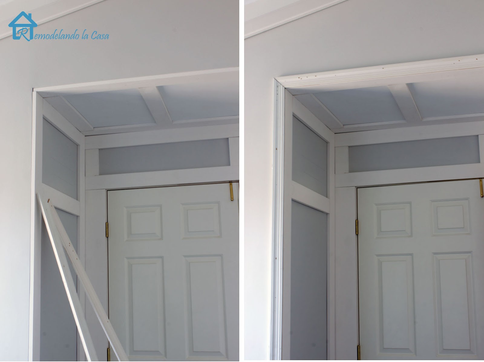 Install Trim Around Door Niche Remodelando la Casa