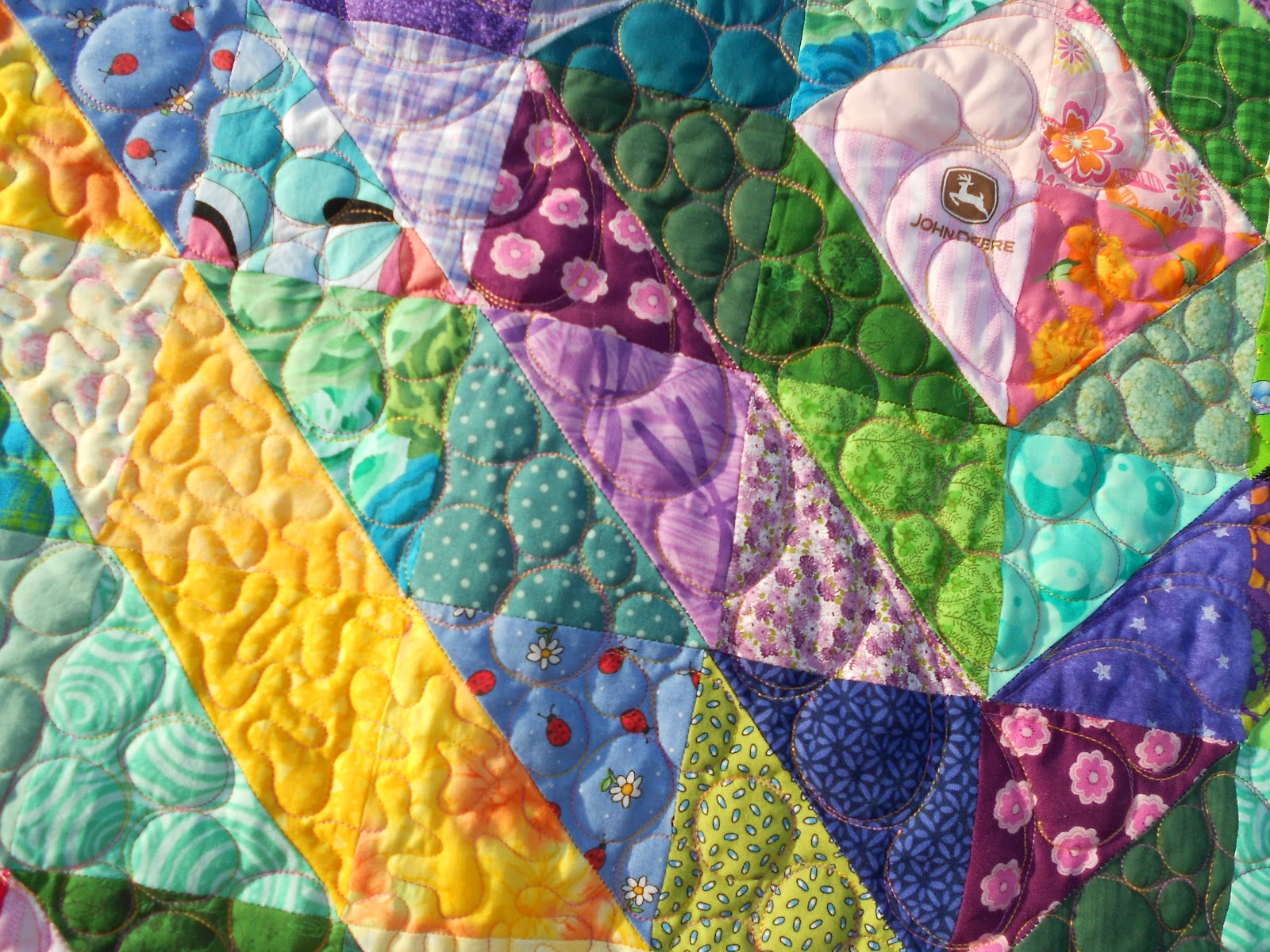 Down To Sew Warm vs. Cool HST Baby Quilt COMPLETED!