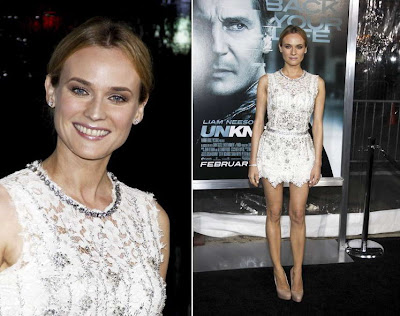 Diane Kruger in White Lace