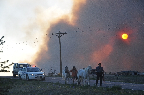 Black forest wildfire June 11 2013 coloradoviews.blogspot.com