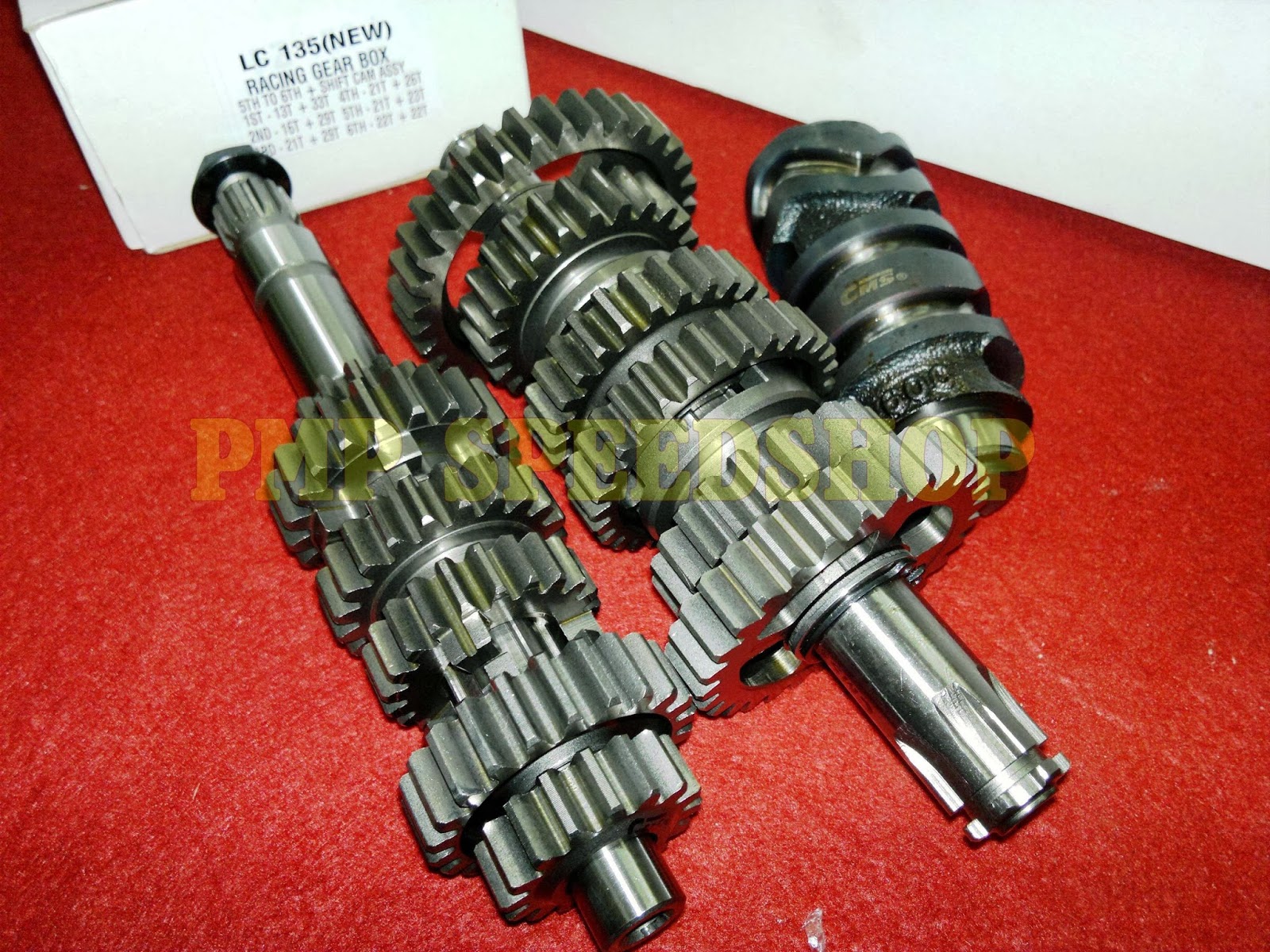GEARBOX RACING CMS 6SPEED for LC135 5 SPEED (CONVERT) PALEX MOTOR