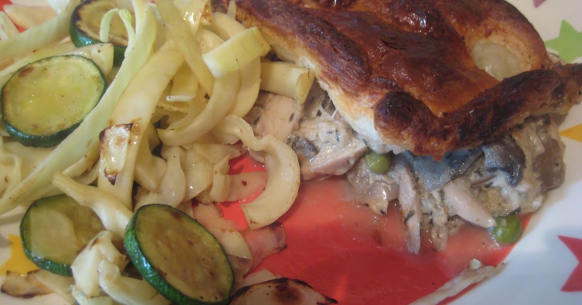 Lemon and Cheese Chicken and Tarragon Pot Pies