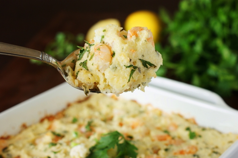Shrimp and Grits Casserole The Kitchen is My Playground