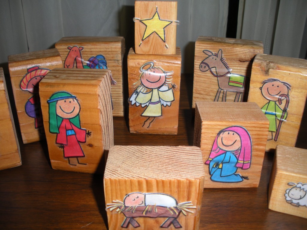 CONTROLLING Craziness DIY Nativity Blocks
