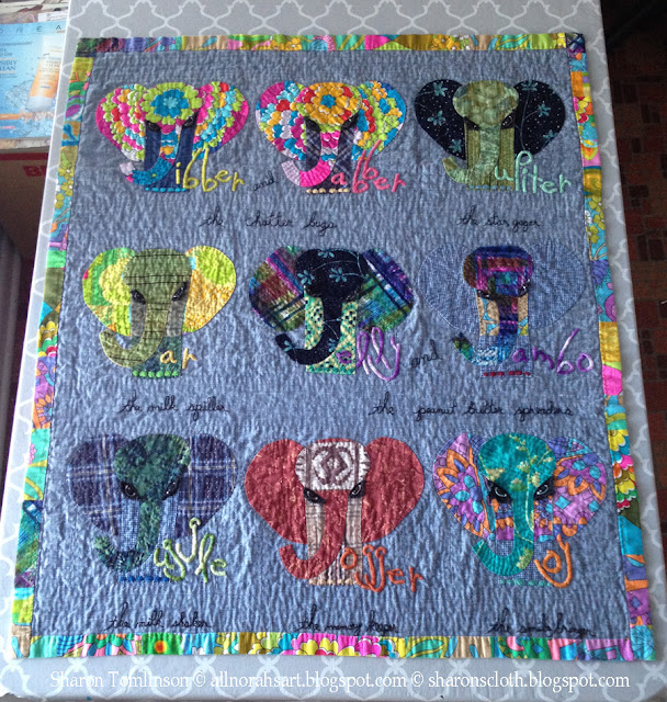 Circus of Js Blanket by Sharon Tomlinson