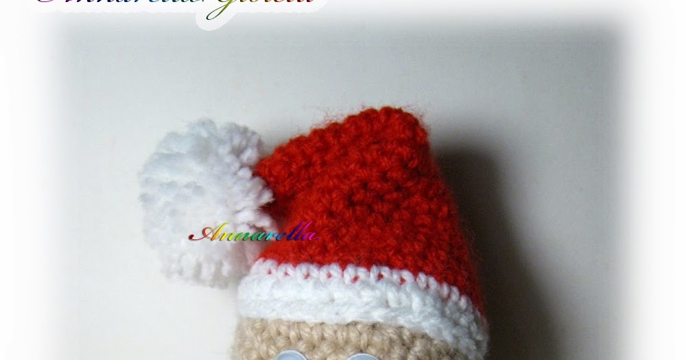 Annarella Gioielli: Babbo Natale alluncinetto Amigurumi