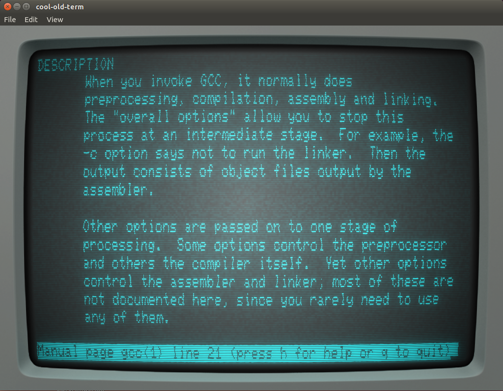 cool-old-term retro style terminal for Ubuntu 14.04