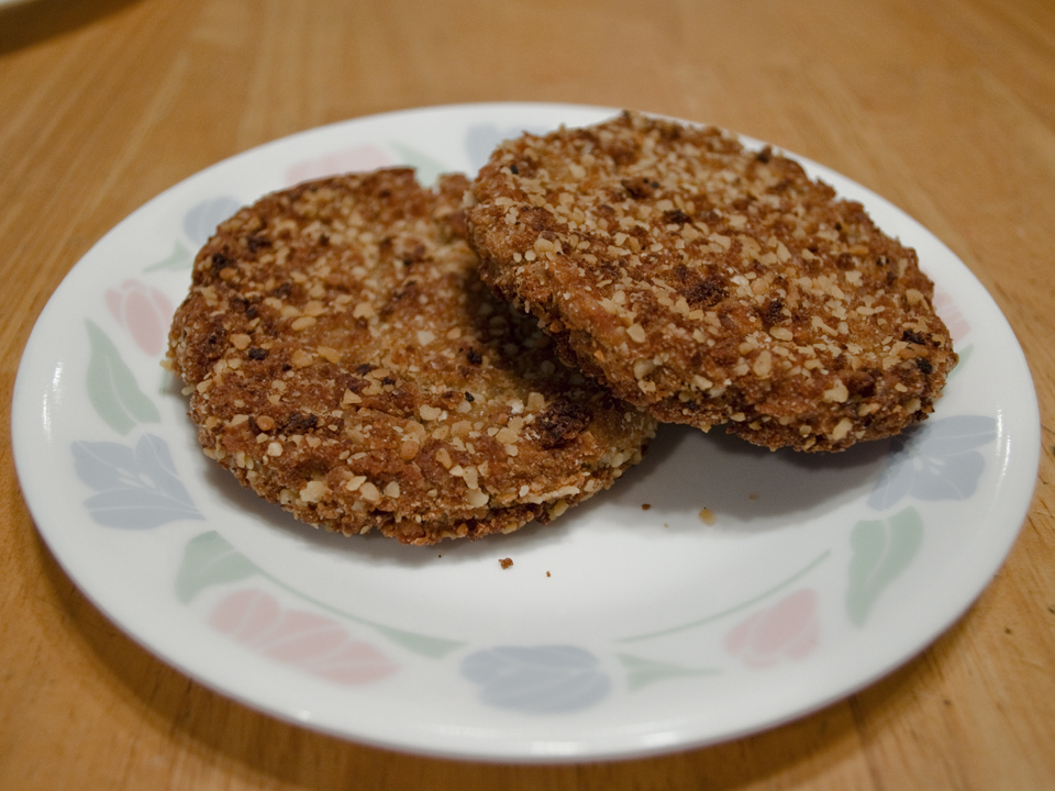 Vegan Family Home Cook PanFried TVP Patties