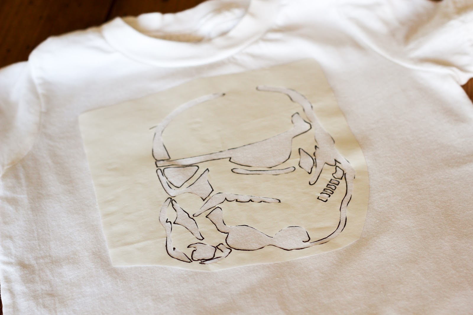 Finley and Oliver DIY Star Wars Freezer Paper Stencil Tshirt