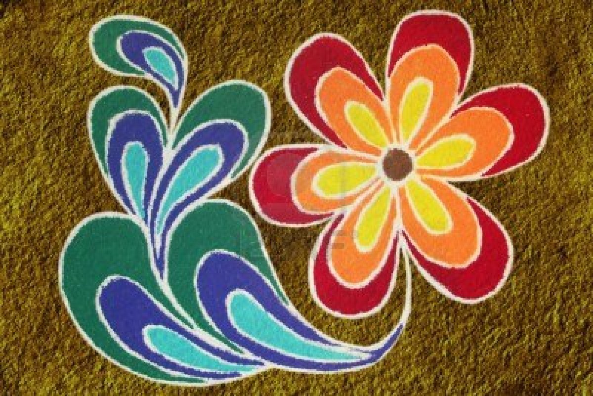 11+ Diwali Peacock Rangoli Designs With Dots Images