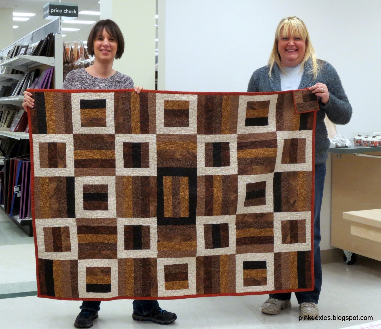 Pink Doxies How to Put a Sleeve on a Wall Hanginga Better Way!