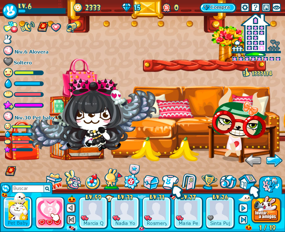 MELocotonyREGaliz Party Town es igual a Pet Party pero no es igual a