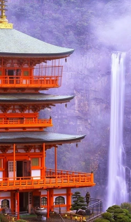 Nachi Falls in Nachikatsuura, Japan.