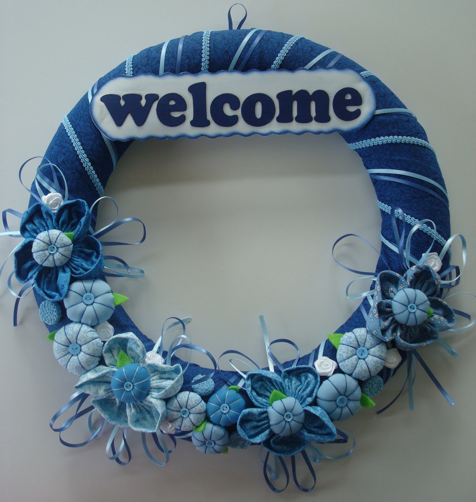 Handmade Gifts DECORATED STYROFOAM WREATH!