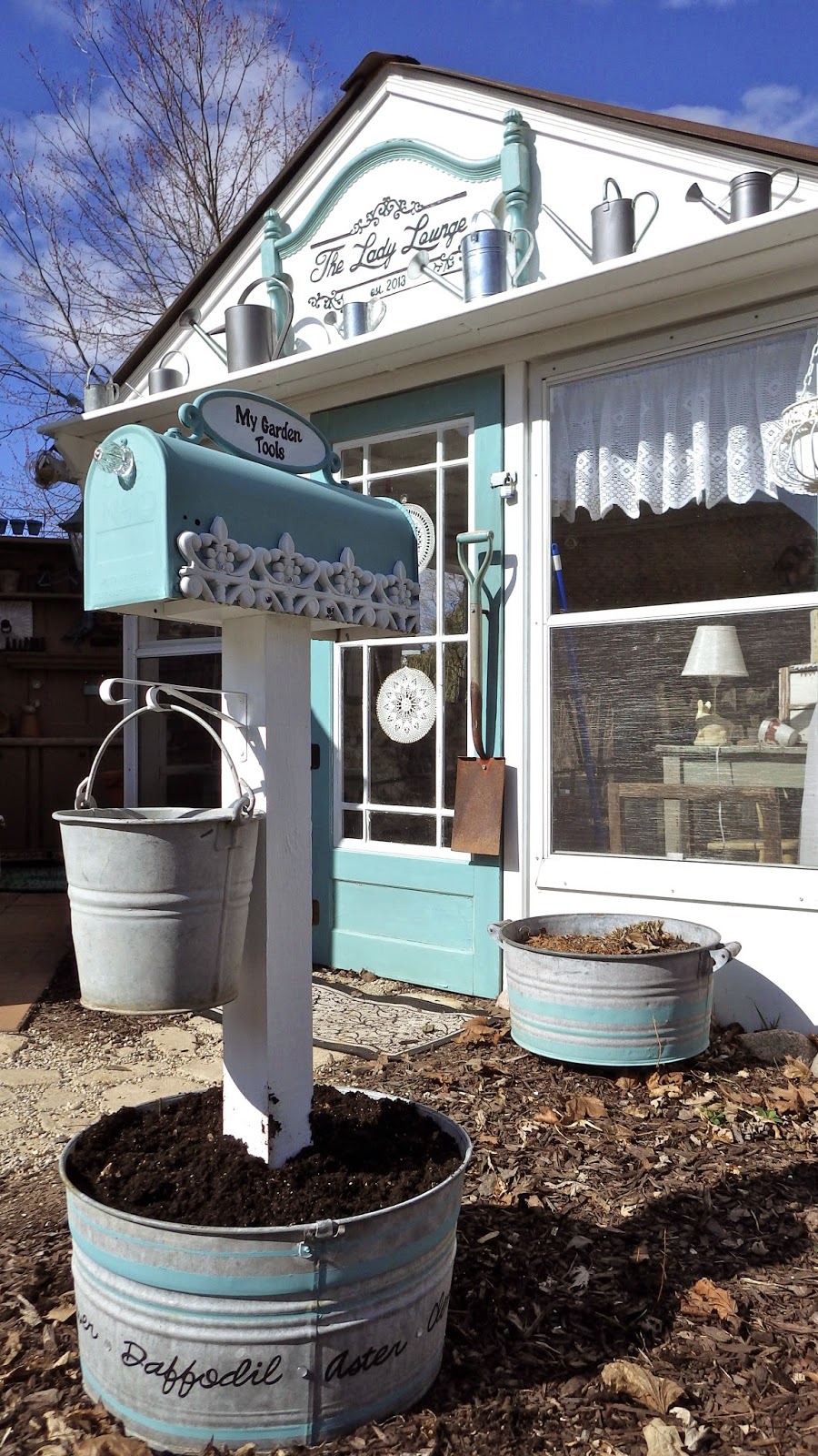 Our Garden Path Garden Tool Mailbox