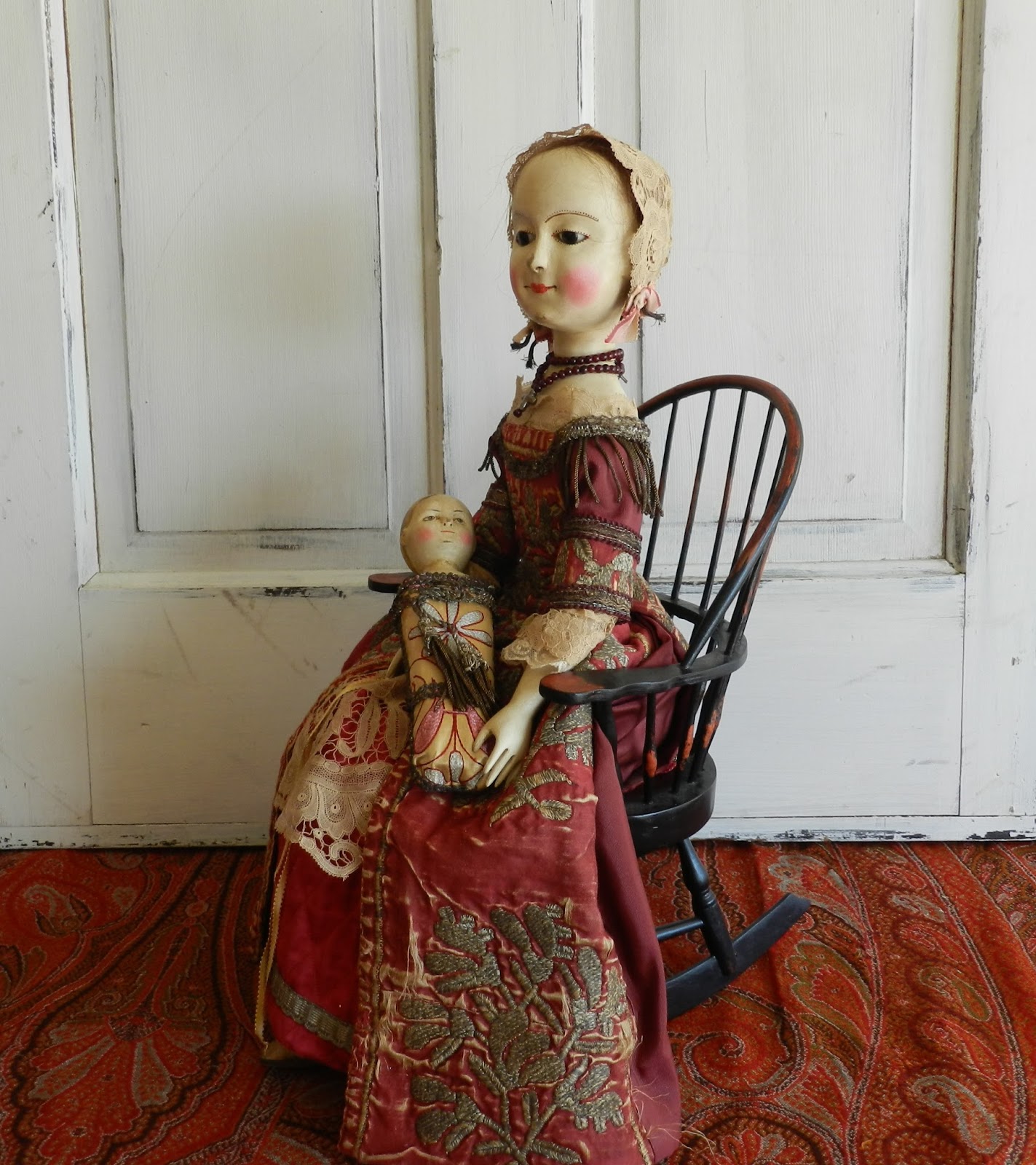 The Old Wooden Sisters New Queen Anne doll available , 23 1/2"