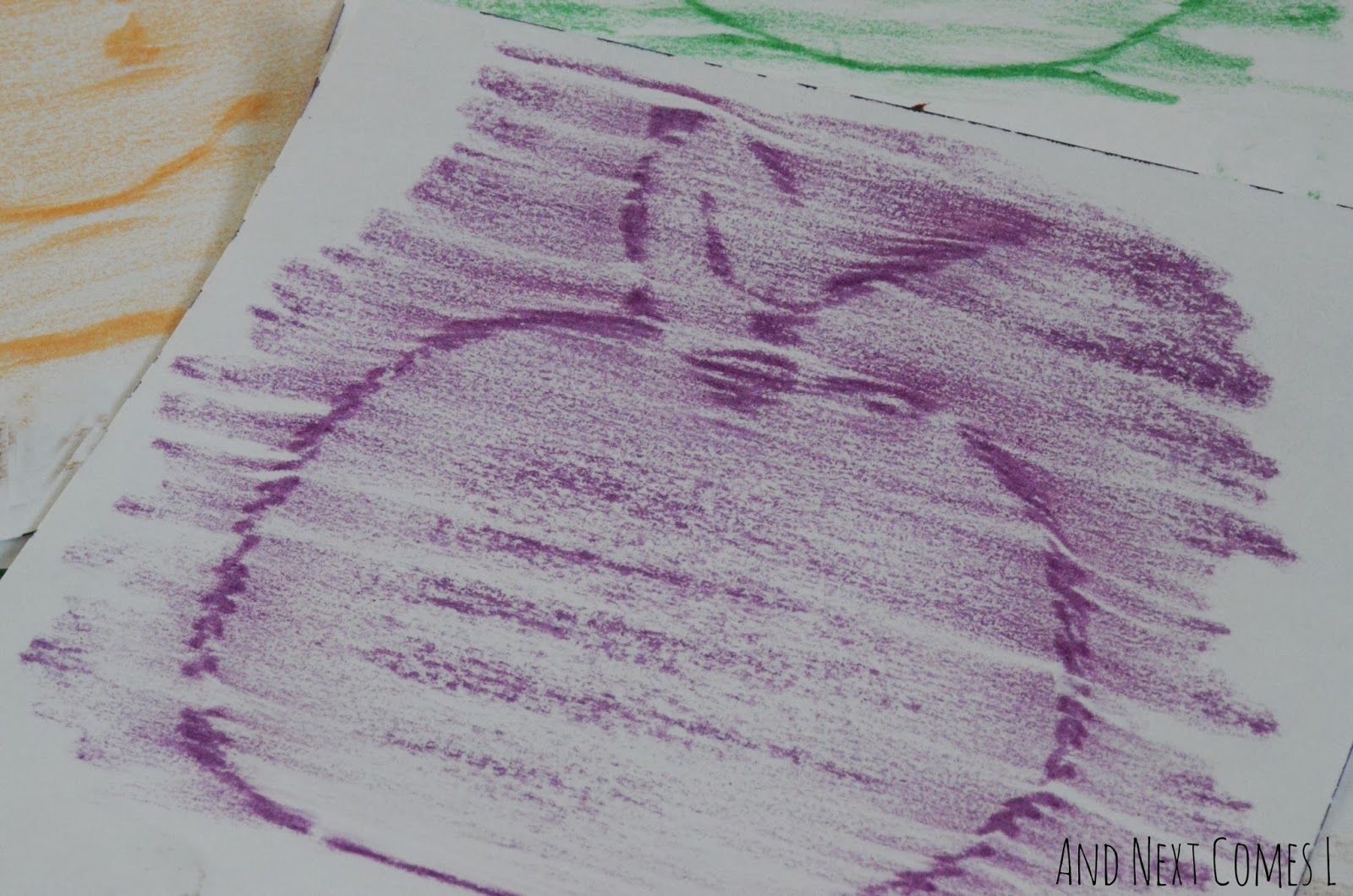 And Next Comes L Homemade Crayon Rubbing Cards