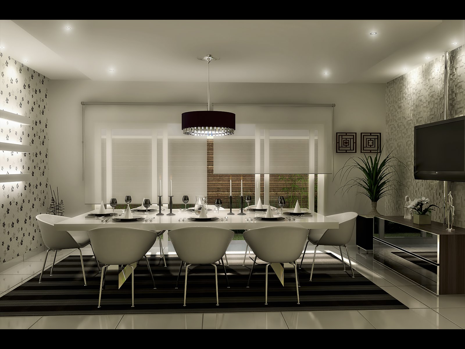 confortavelmente, são necessários de 55 cm a 60 cm de largura Sala De Jantar Iluminacao ~ confortavelmente, são necessários de 55 cm a 60 cm de largura