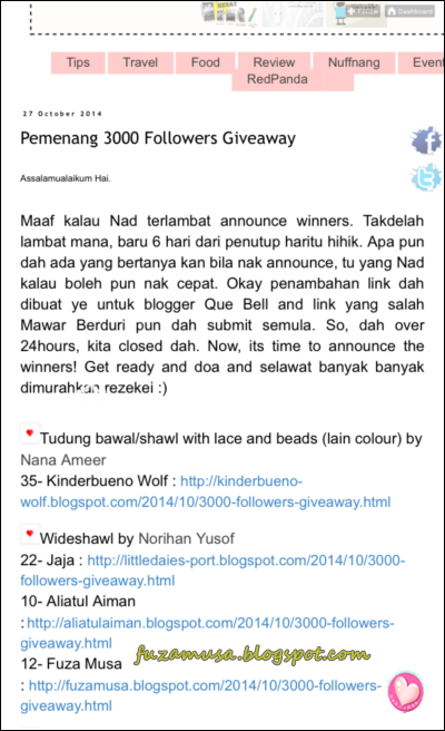 http://nad-lifeisfun.blogspot.com/2014/10/pemenang-3000-followers-giveaway.html