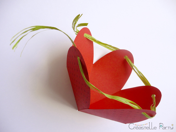 Strawberry paper box