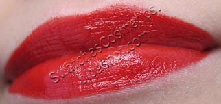  Swatches Cosmetics Свотчи Косметики Губная помада для губ Lipstick Helena Rubinstein №102 Subjugate